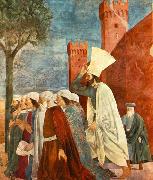 Piero della Francesca Exaltation of the Cross-inhabitants of Jerusalem oil on canvas